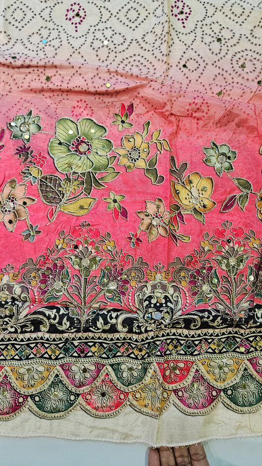 MUSLIN EMBROIDERY SUIT