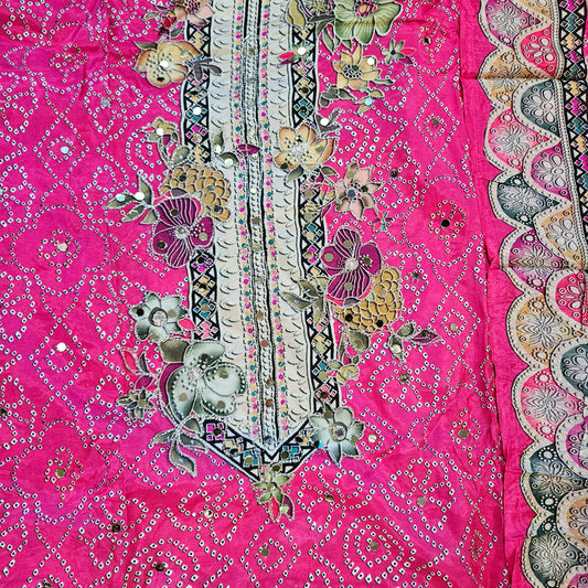 MUSLIN EMBROIDERY SUIT