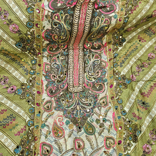 Muslin Embroidery Suit 3