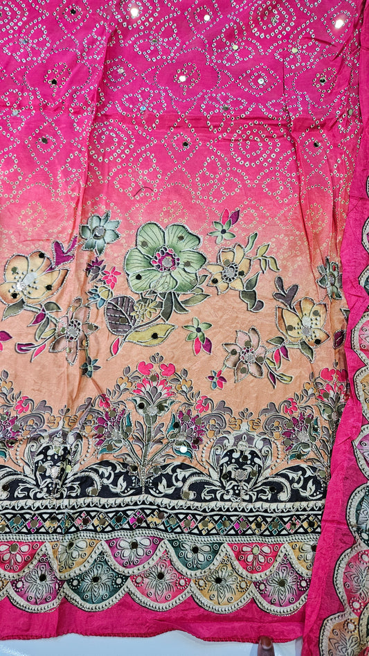 MUSLIN EMBROIDERY SUIT