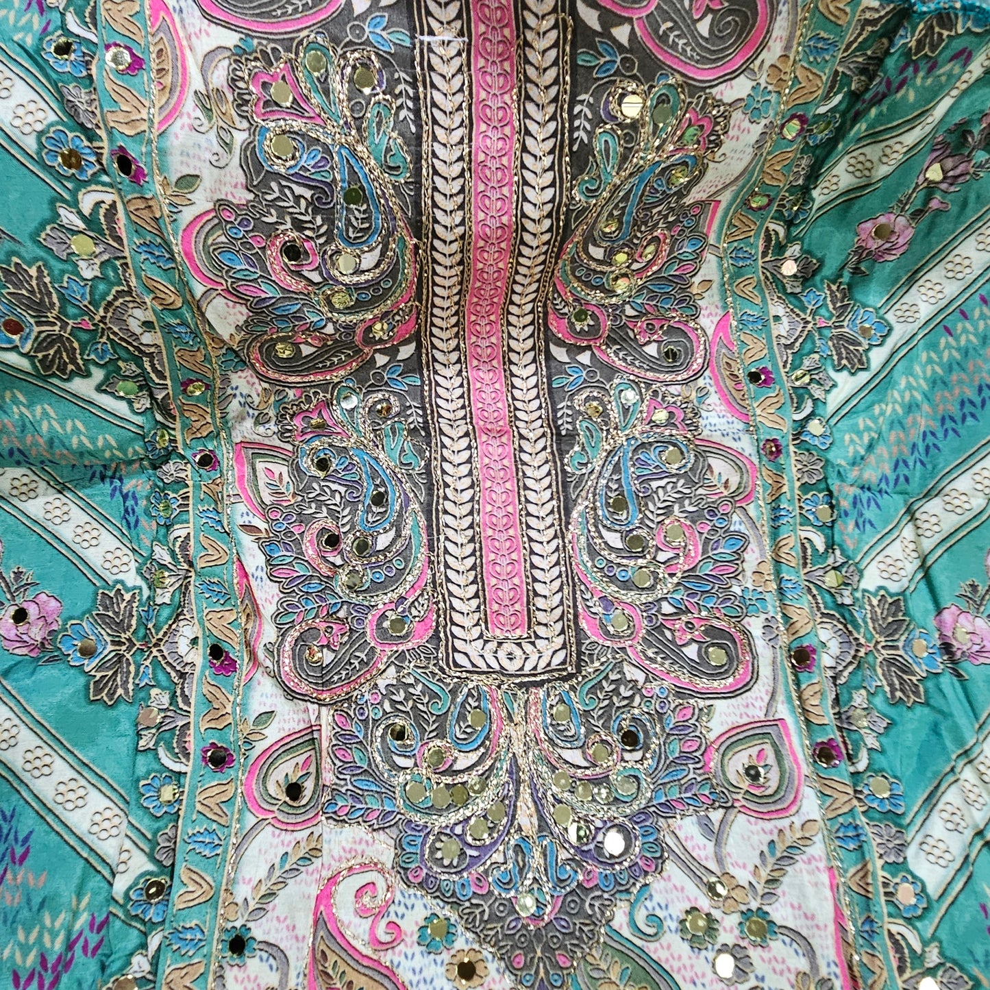 Muslin Embroidery Suit 2