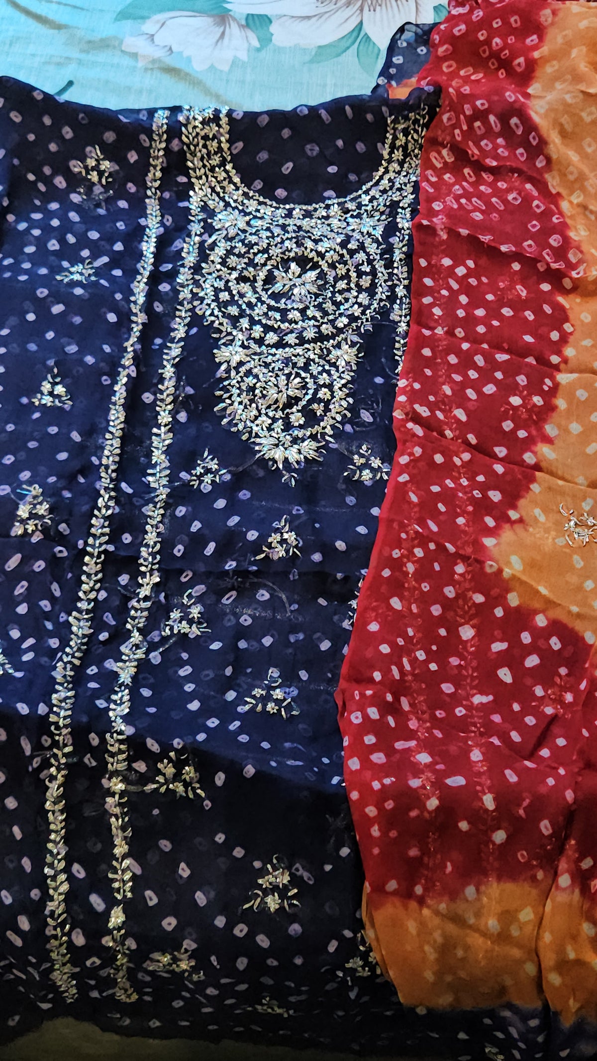 Gota Patti Bandhni Suit l Wedding Collection l Partywear Suit