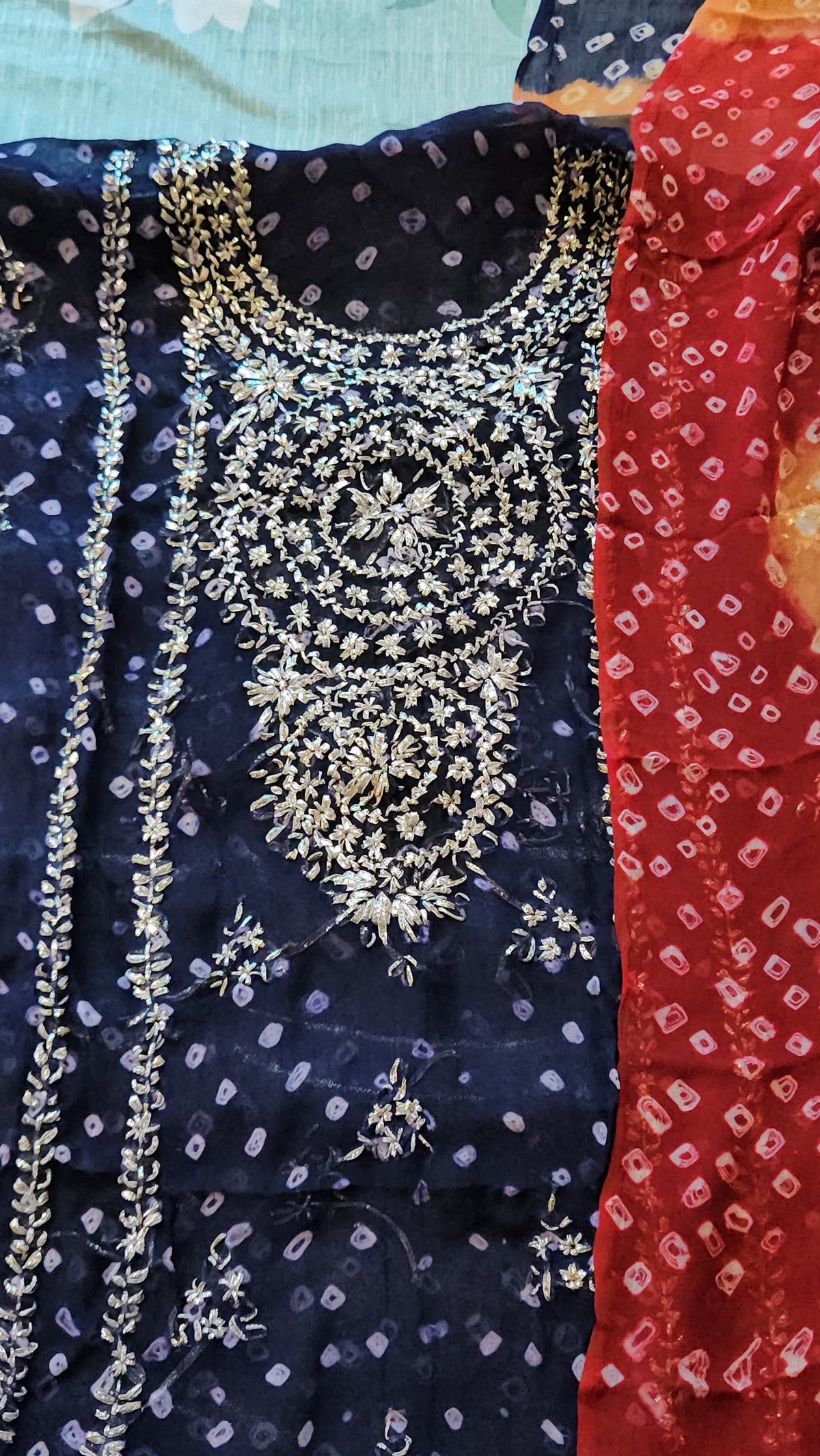 Gota Patti Bandhni Suit l Wedding Collection l Partywear Suit