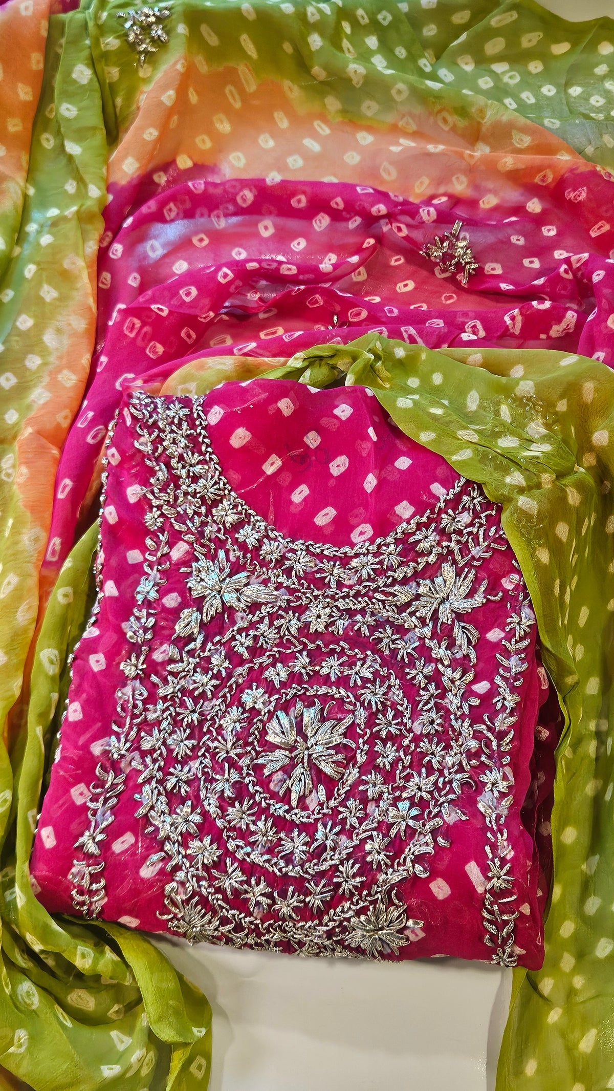 Gota Patti Bandhni Suit l Wedding Collection l Partywear Suit